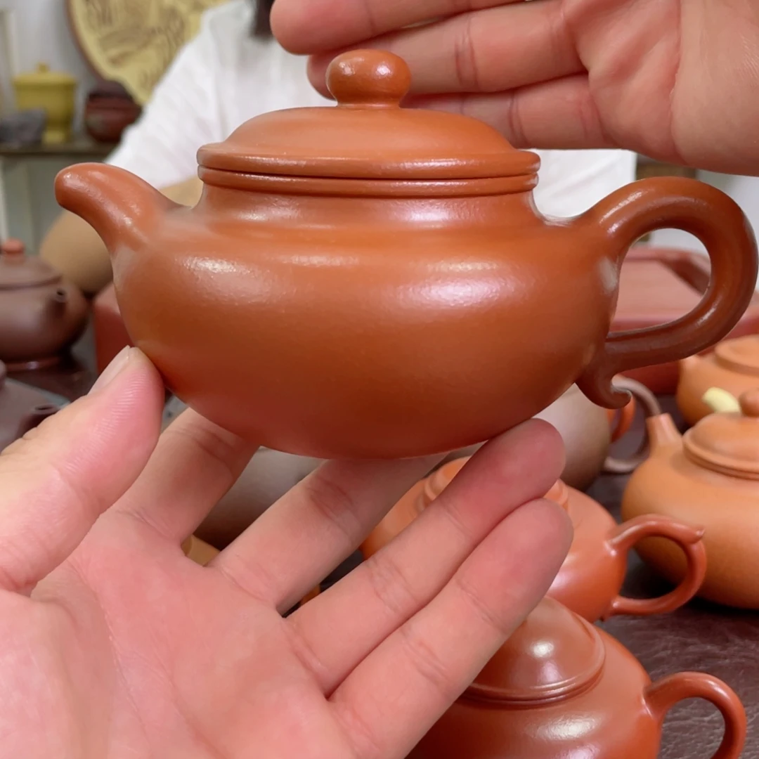 茶壶紫砂仿古 朱泥