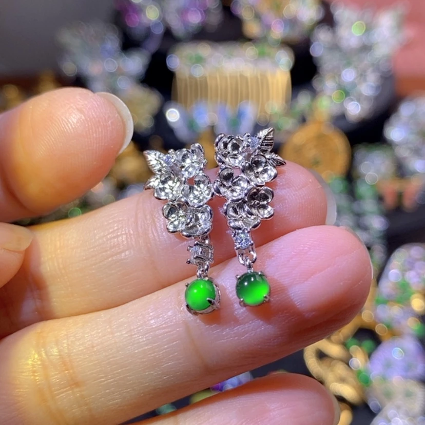 【闪购商品】银S925镶嵌挂件翡翠