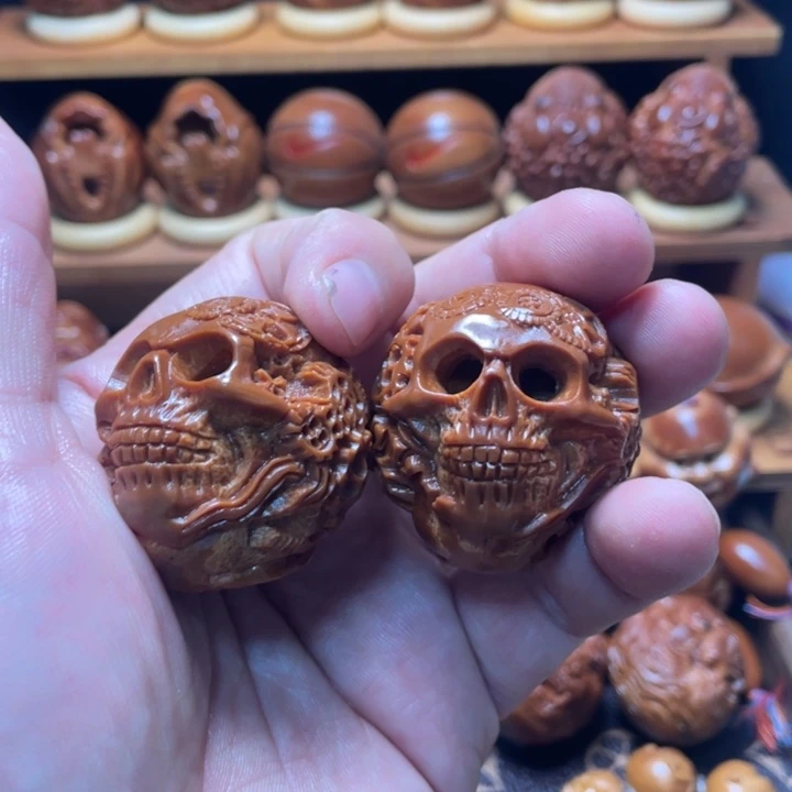 刘***品橄榄核手串/手链骷髅