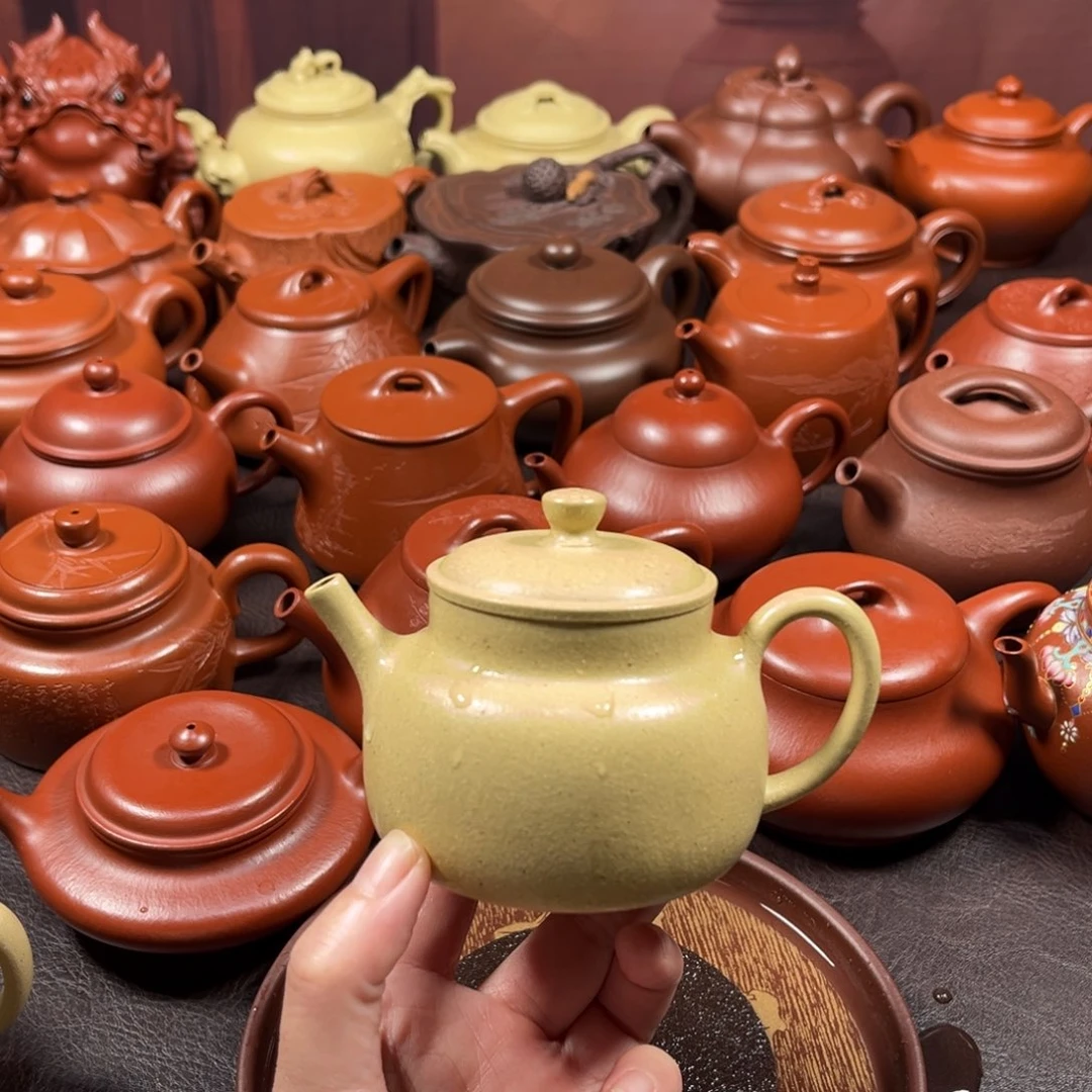 茶壶紫砂A****g原矿本绿170毫升