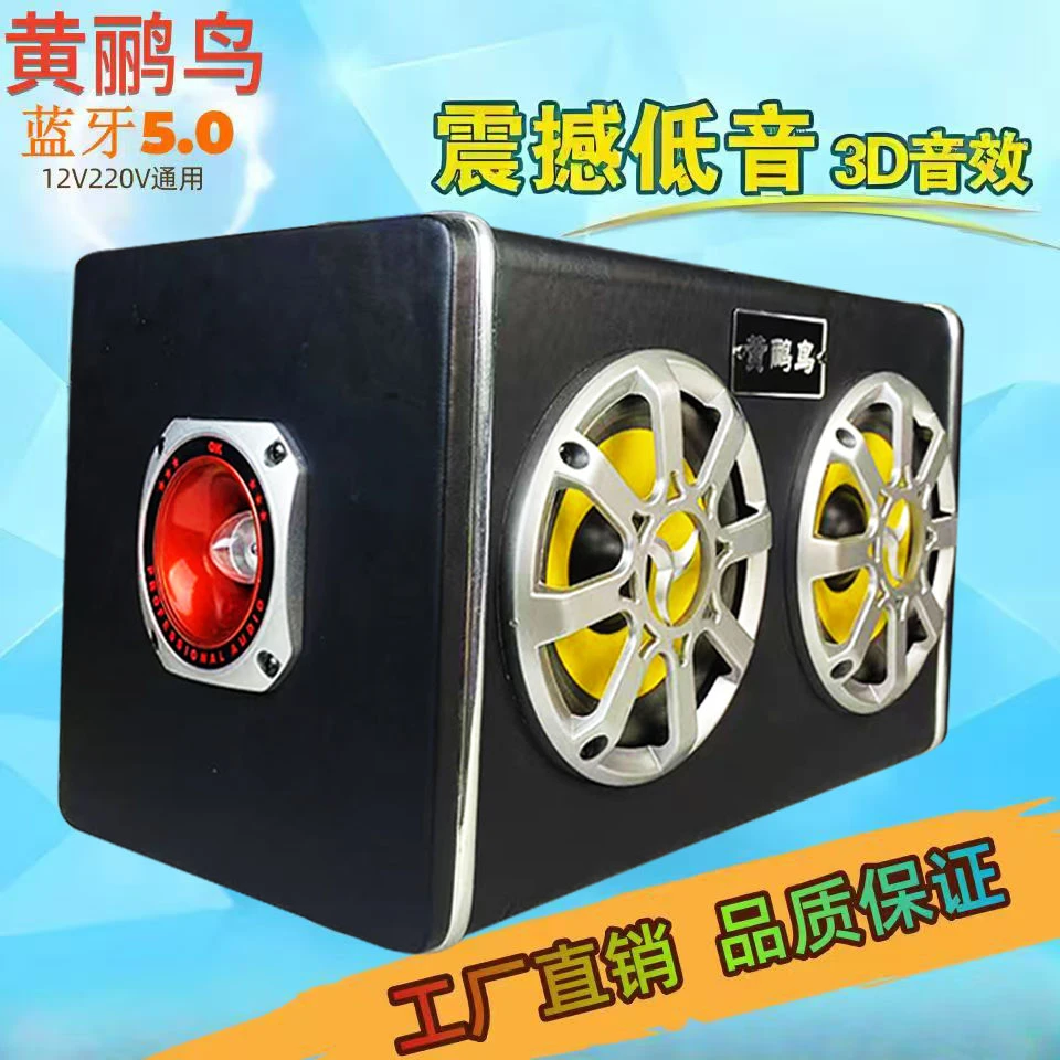 双五寸车载家用蓝牙低音炮