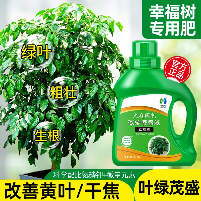 幸福树专用肥料营养液盆栽植物室内绿植养花卉通用型氮磷钾复合肥