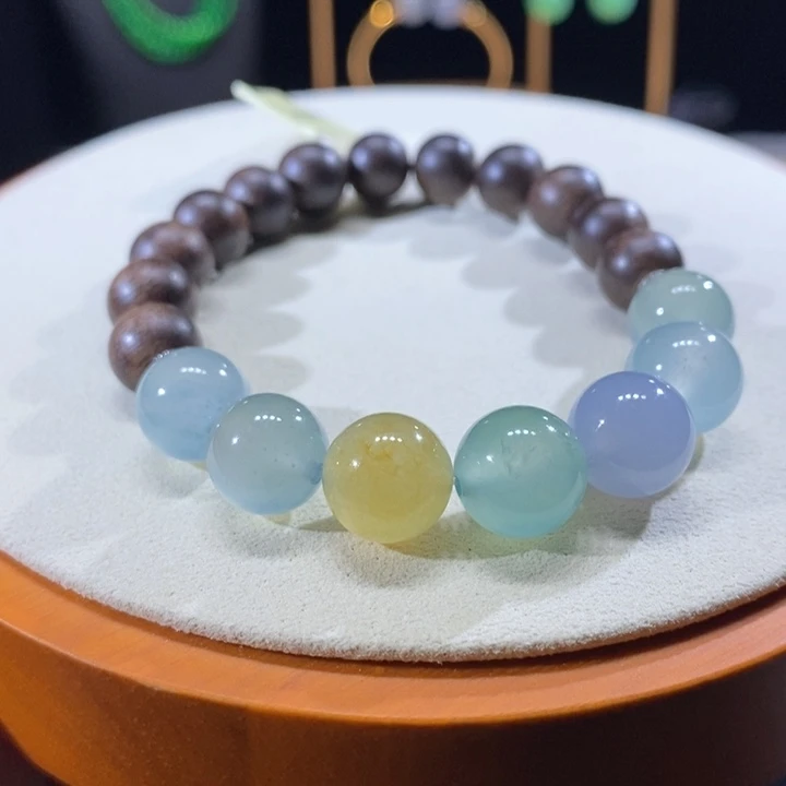 翡翠未镶嵌吊坠(不含链)翡翠高冰糖果色手串