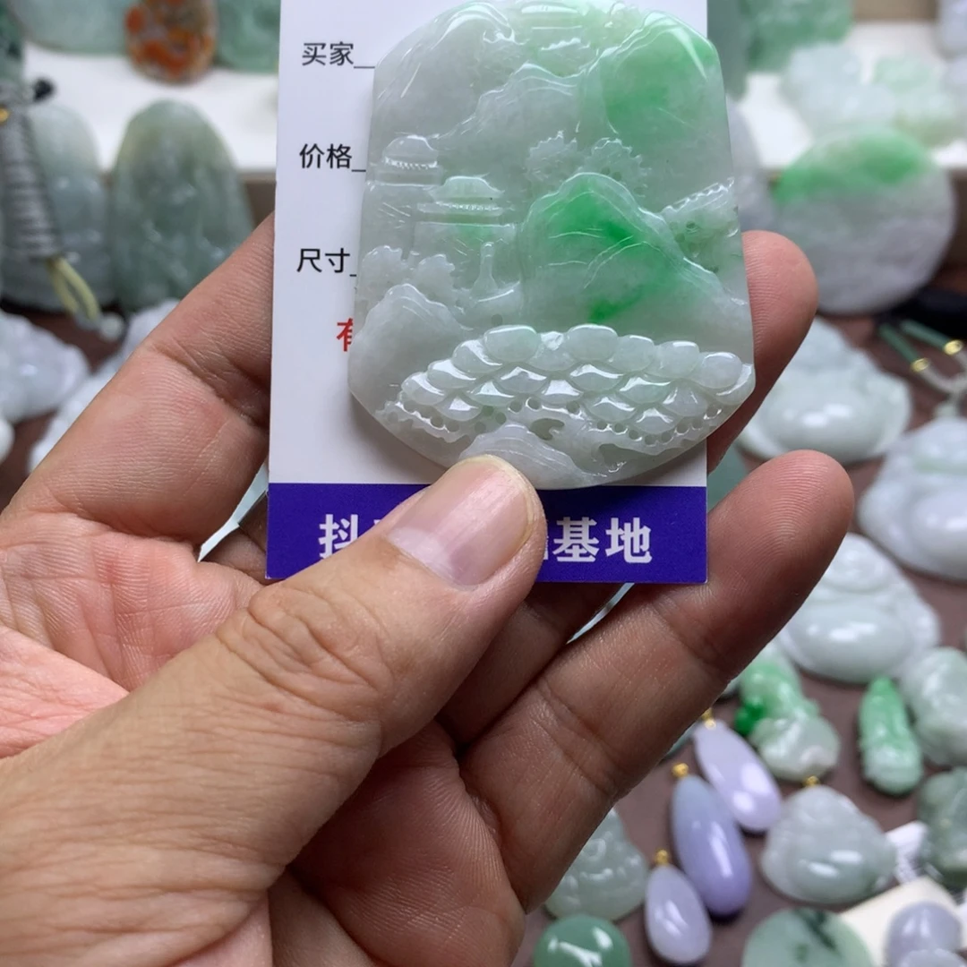 颈饰未镶嵌翡翠缅甸A货翡翠