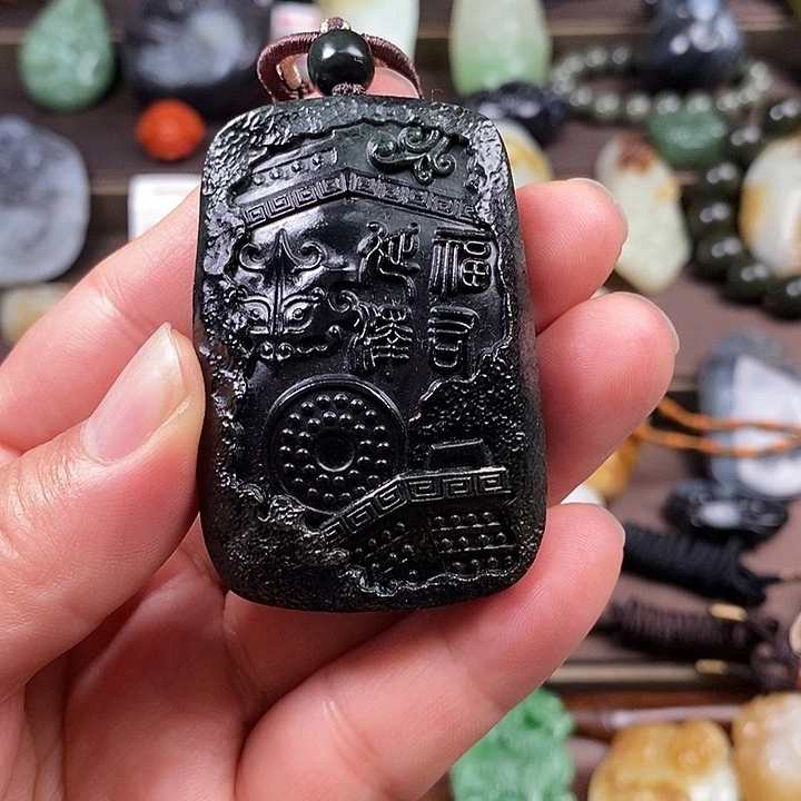 和田玉挂件未镶嵌天**脚