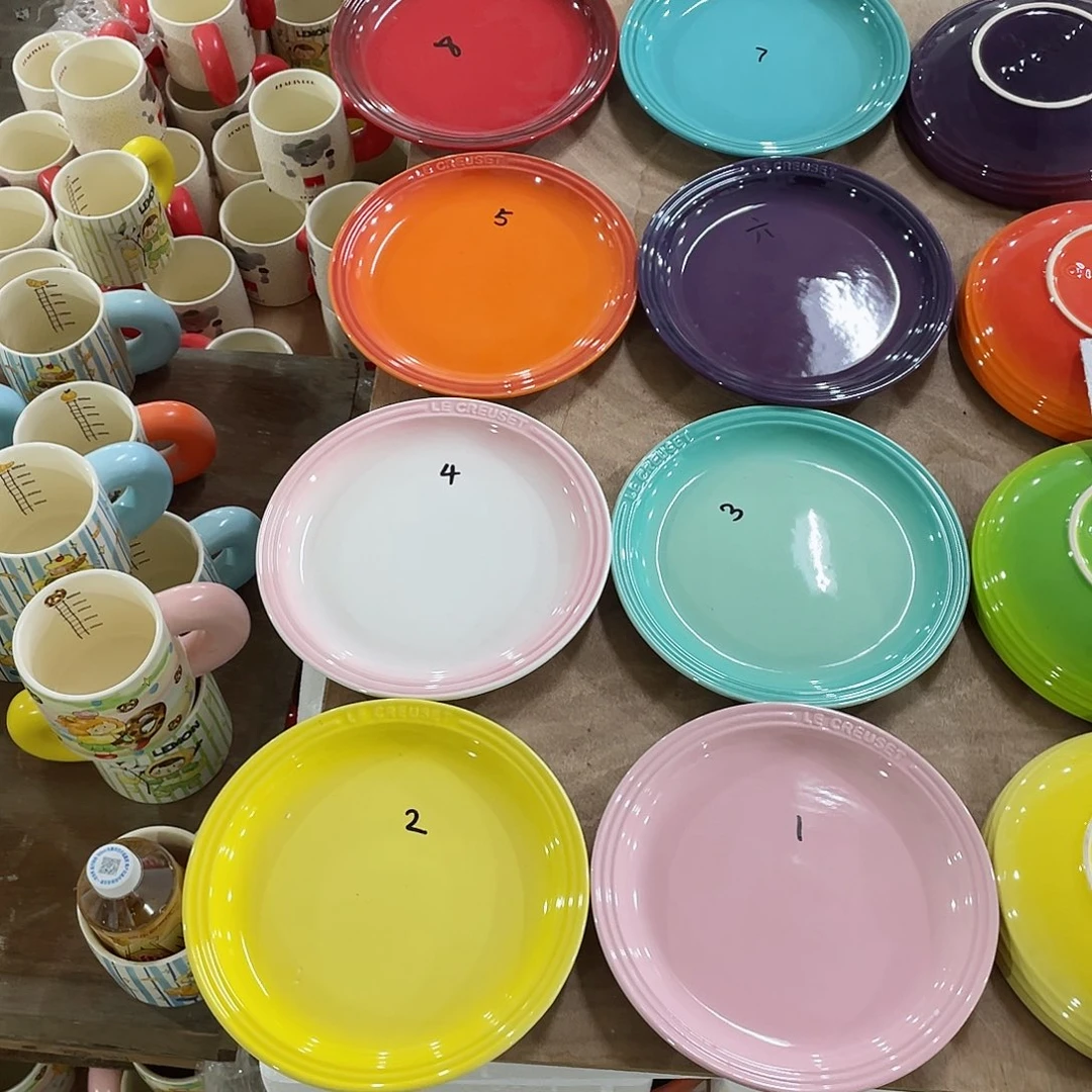 瓷微瑕陶瓷餐具家用 两个