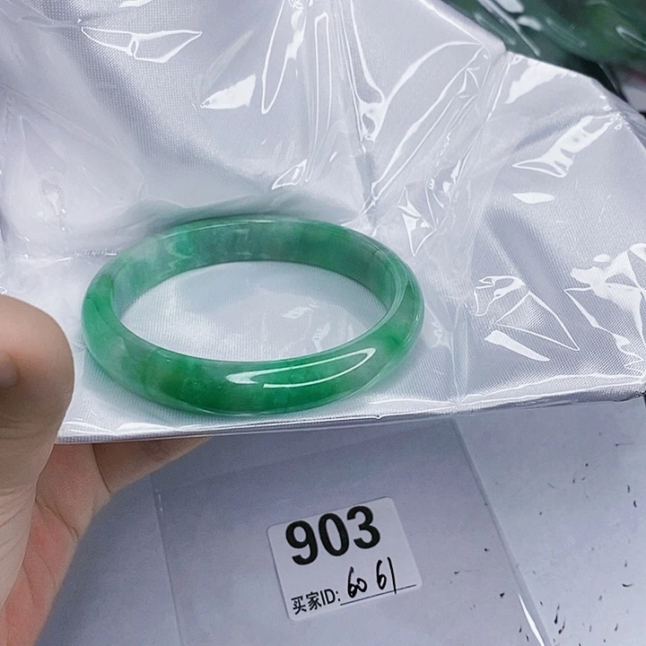 翡翠未镶嵌手镯一图一物实物为准