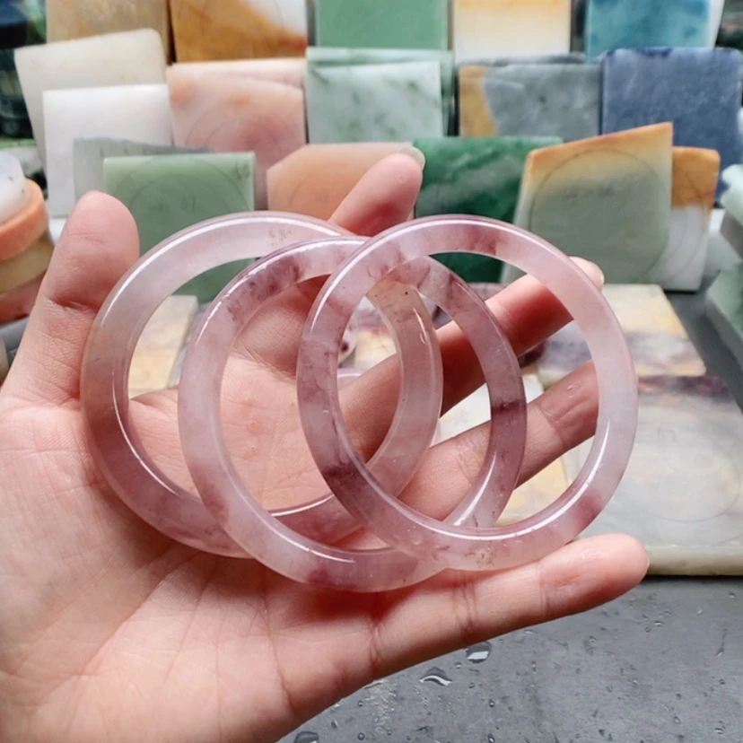 【闪购商品】石英质玉手镯未镶嵌原****炸