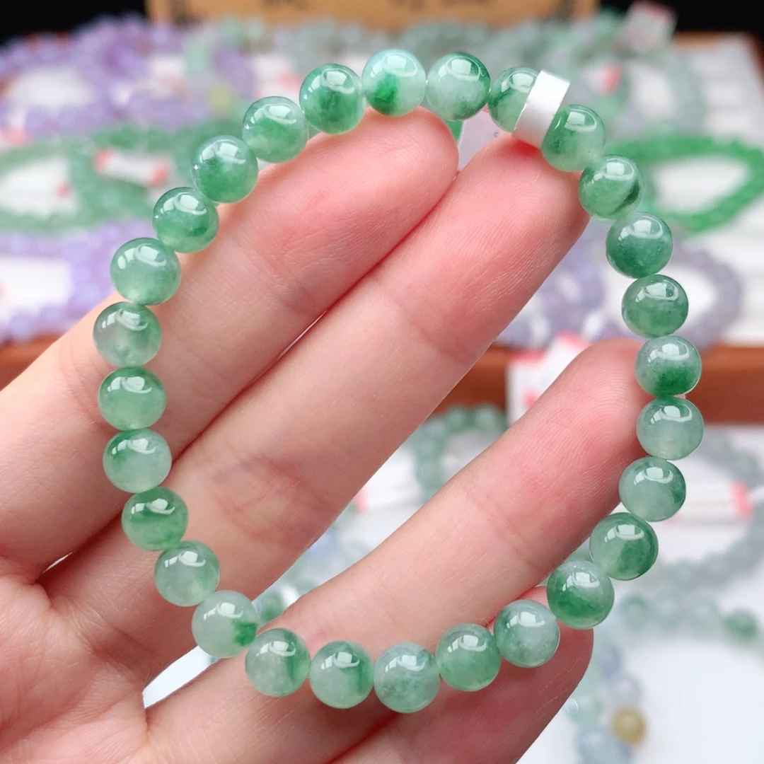 翡翠手链未镶嵌翡翠6mm