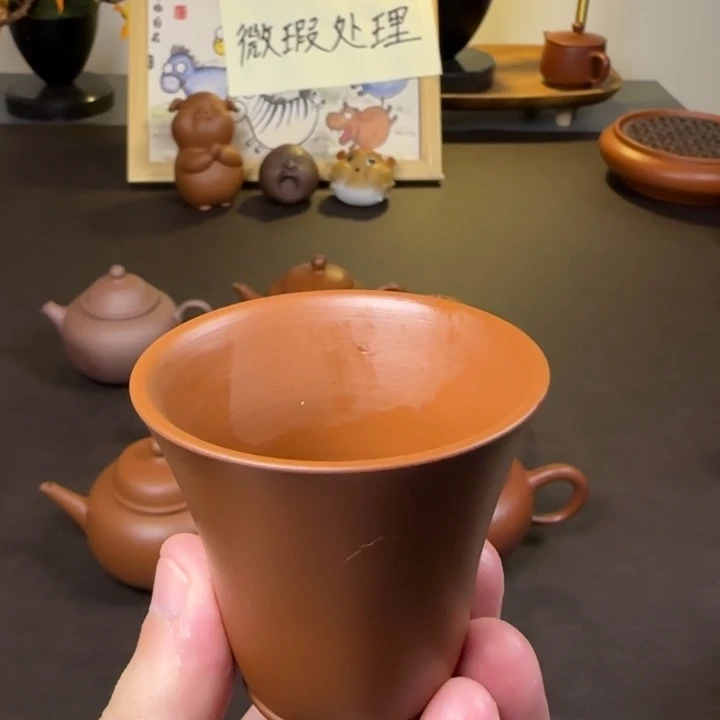 茶壶紫砂满水50cc微瑕闻香杯