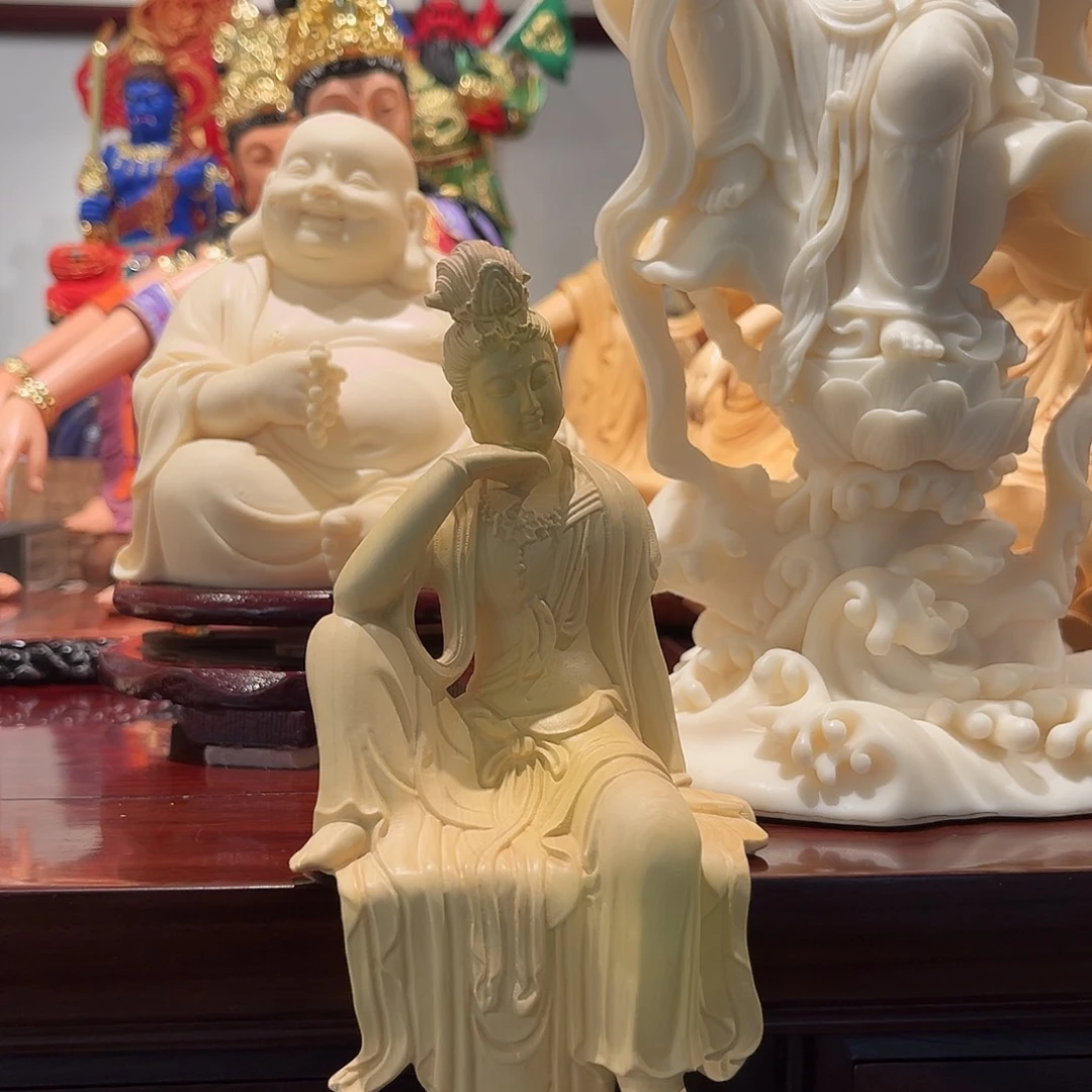 ****༽木黄杨木自在观音18