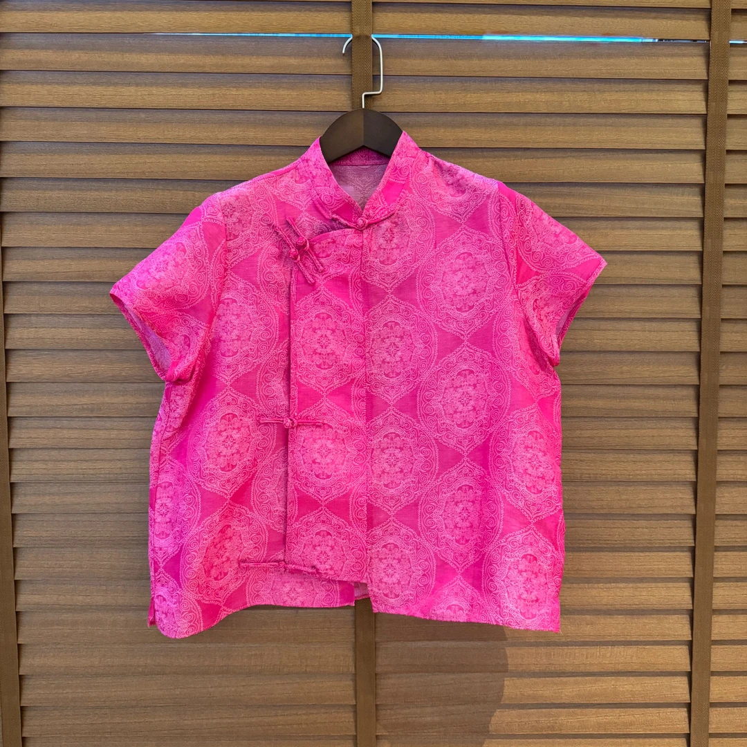 【阿柒服饰】25年新中式时尚盘扣上衣高品质百搭时尚轻奢风