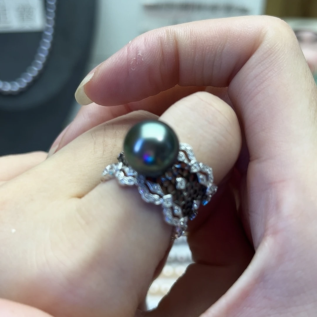 海水珍珠未镶嵌戒指