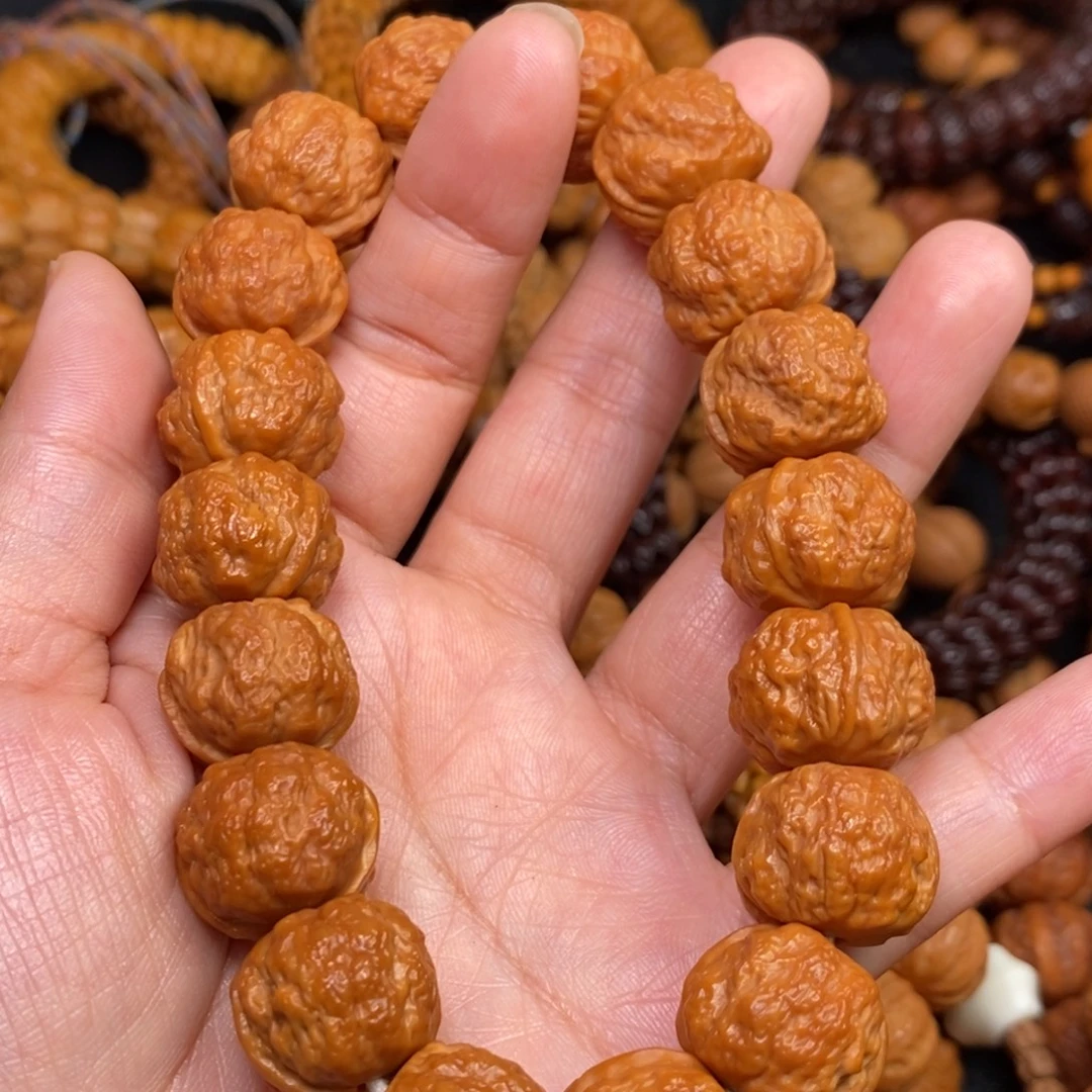 菩提籽类橄榄核雕刻手串手链项链吊坠