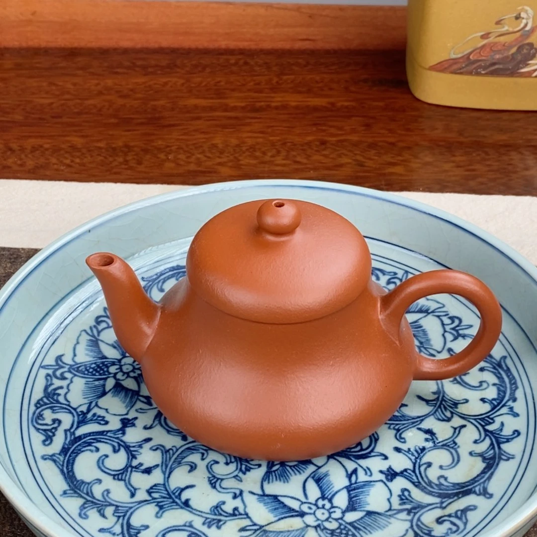 紫砂茶壶生砂朱泥全手工君德