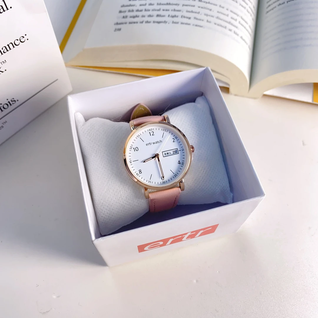 女生学生手表中考考试专用简约风高颜值初中高中生适用日历星期