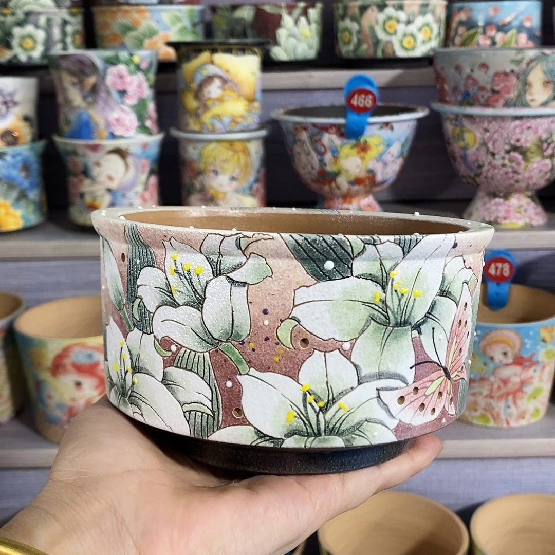 景德镇精品东老师美盆特价