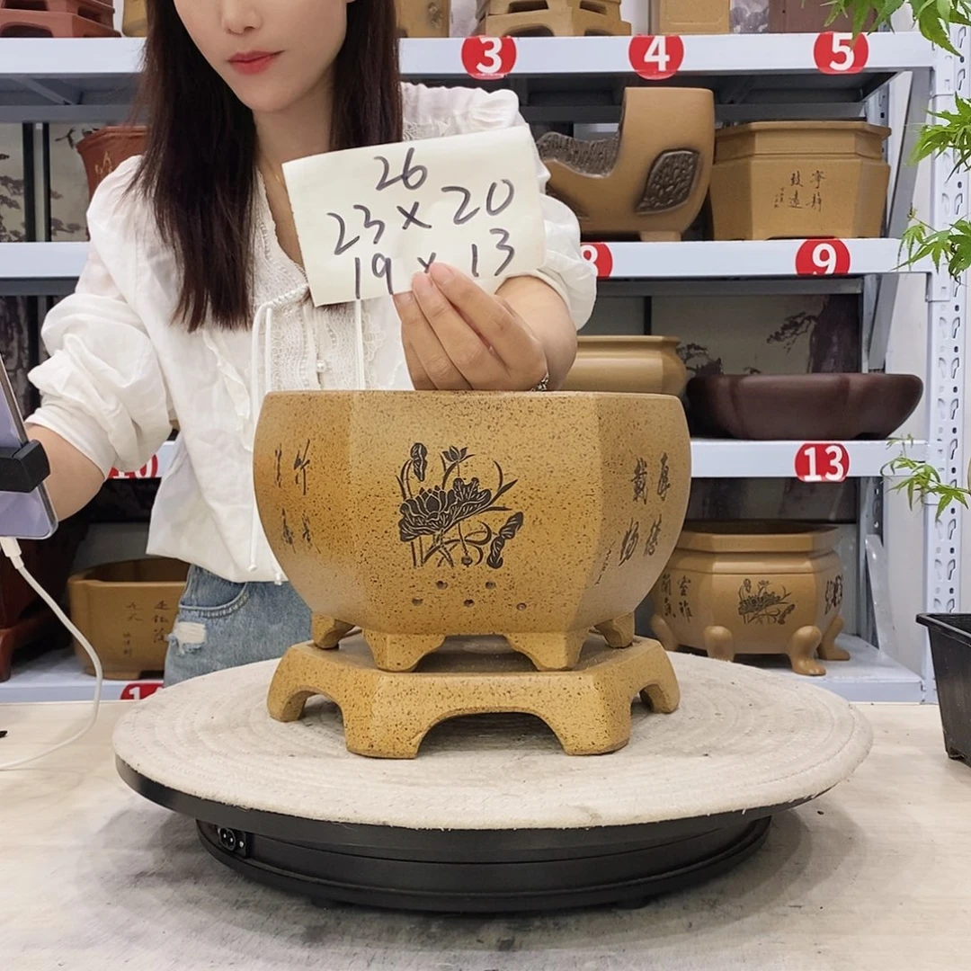 紫砂花盆紫砂花盆