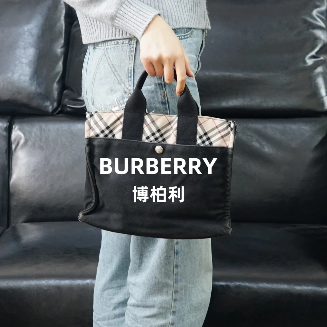 95新 BURBERRY/博柏利 巴宝莉/拼皮单肩包/HD01327656/7656