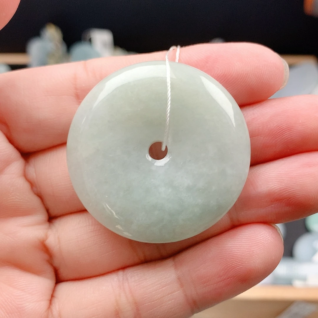 翡翠未镶嵌吊坠(不含链)30平安扣