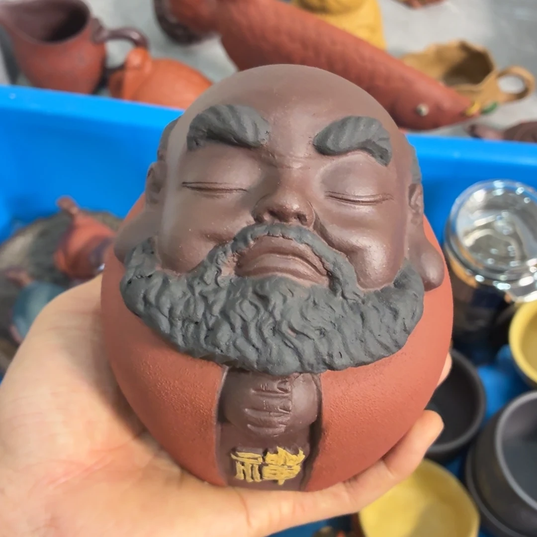 茶杯紫砂放漏放漏放大漏了