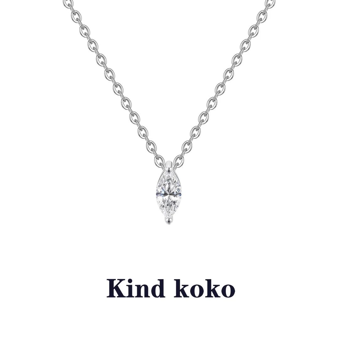kind koko 钛钢项链 超闪异形马眼钻项链女高颜值百搭时尚锁骨链