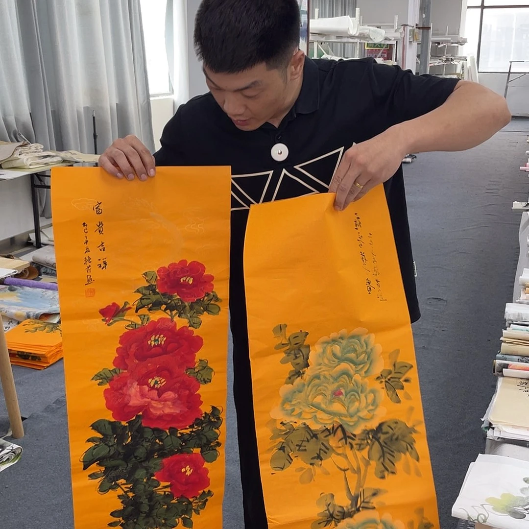 国画纯手绘字画宣纸