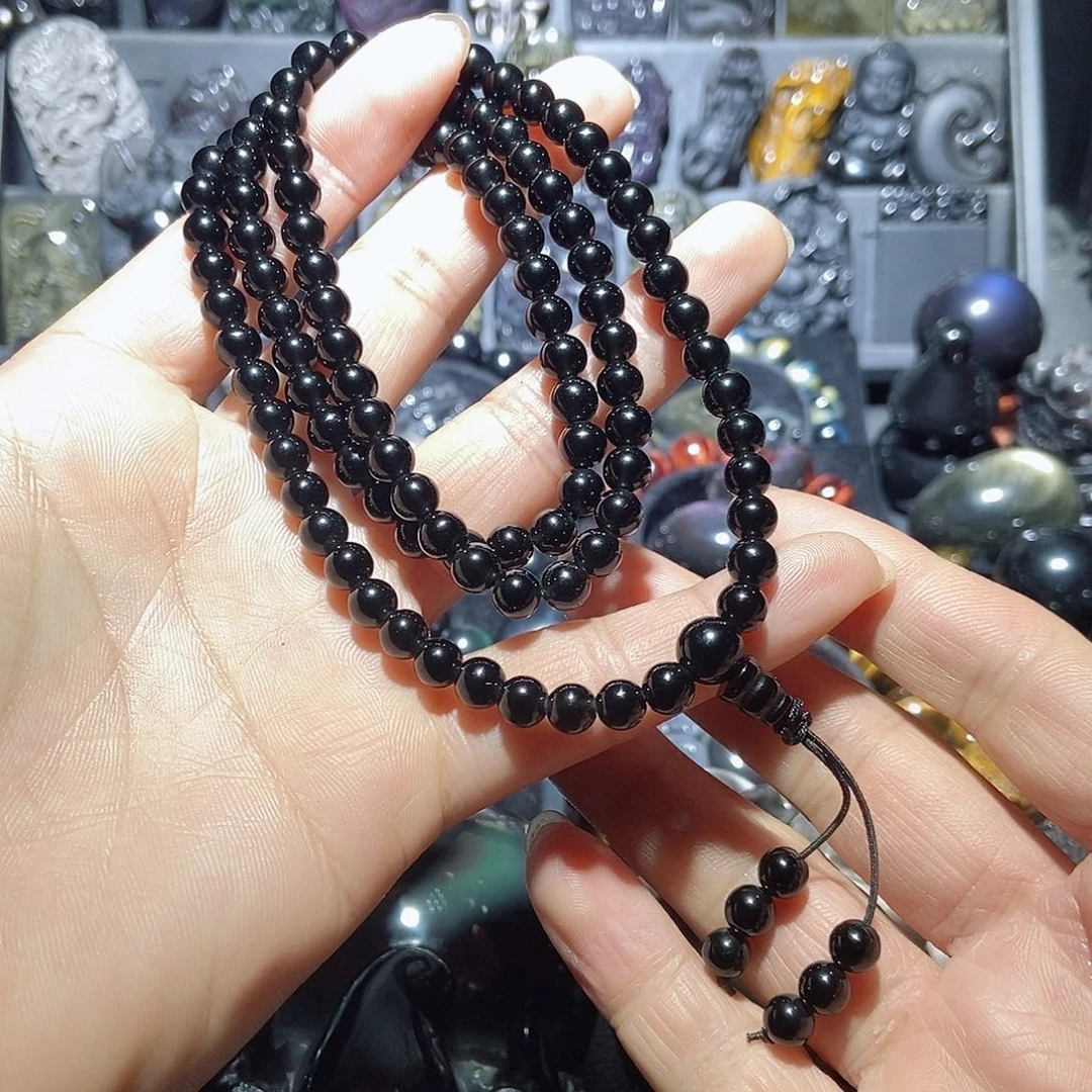 黑曜岩项链未镶嵌?*
