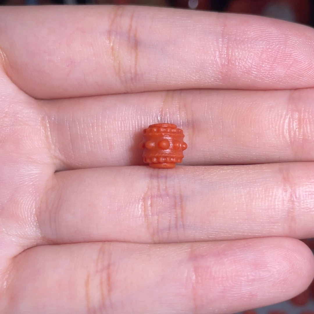 未镶嵌转经筒8mm+南红玛瑙