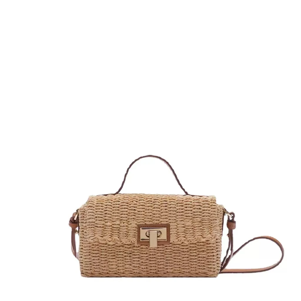 JAS 今屿2025新款时尚搭盖百搭气质斜跨手提沙滩包 JAS-JY-8896