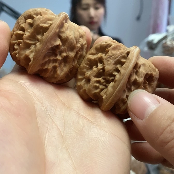 文玩核桃把件44平谷方块