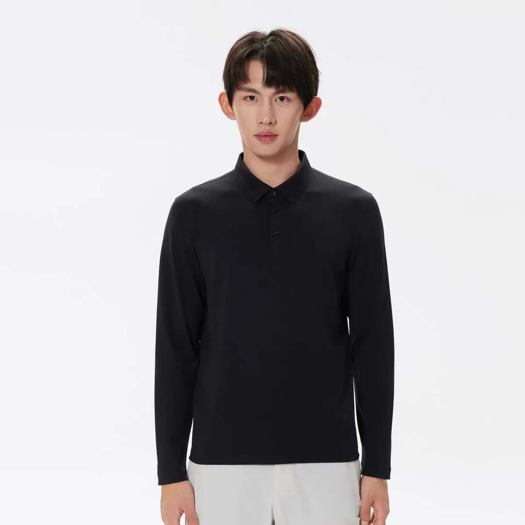 LISUN™ 男士春秋款时尚休闲百搭翻领长袖POLO衫（树）