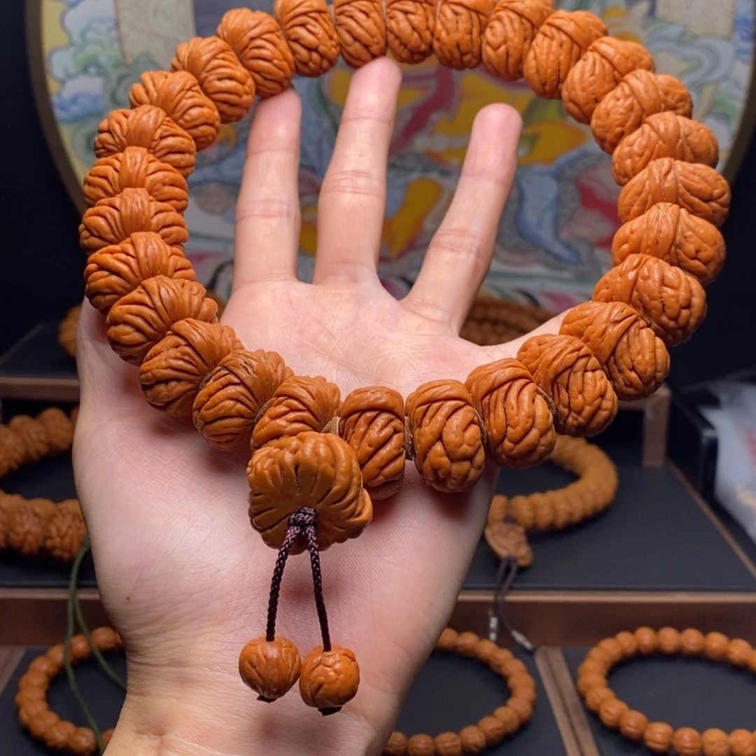 手串桃核林***饱龙纹桃核麒麟