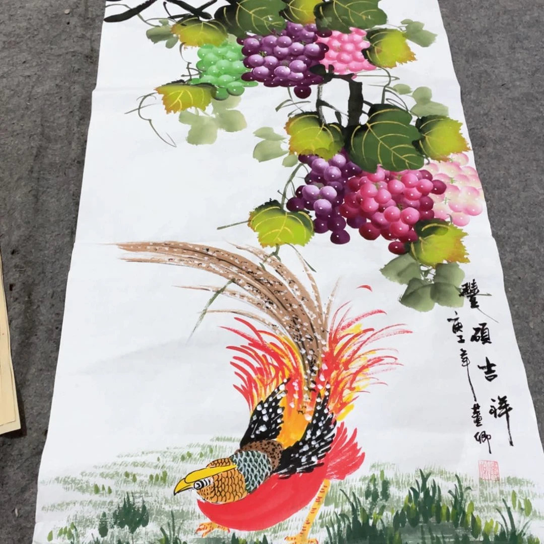 国画国画作品画心一张