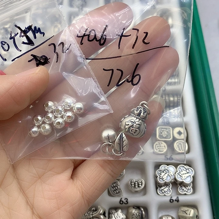 足银珐琅风铃子银饰-曦