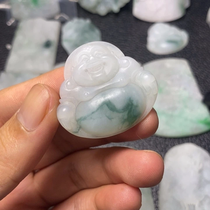 定制翡翠未镶嵌天然翡翠A货