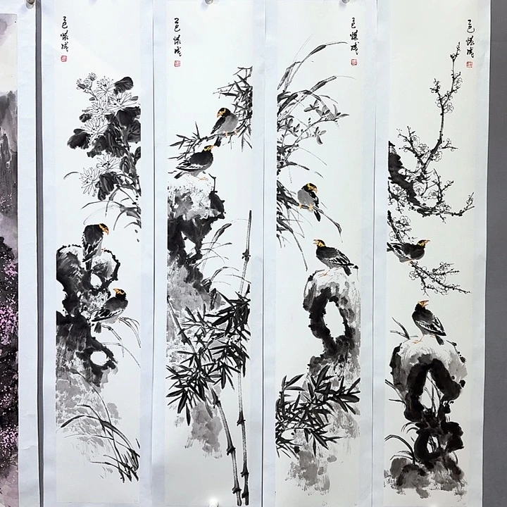 国画亲笔手绘放心去藏