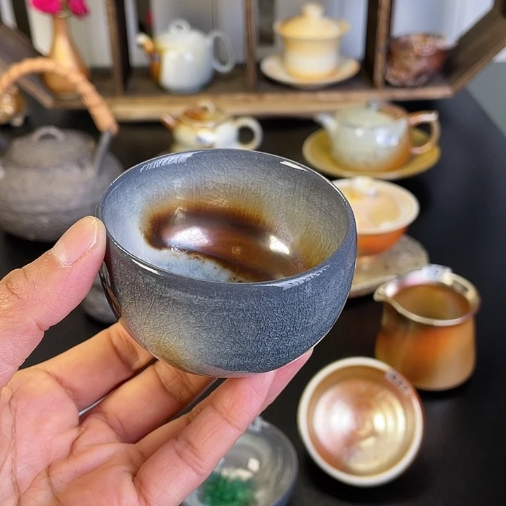 燃薪柴烧茶器主人杯