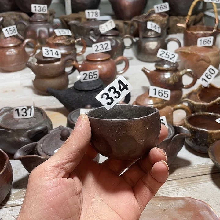 纯手工柴烧茶具精品