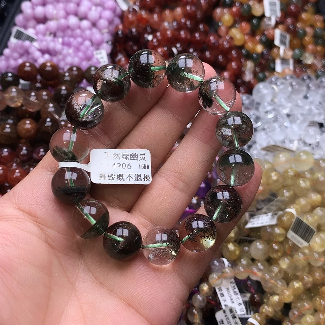 未镶嵌水晶手链，，