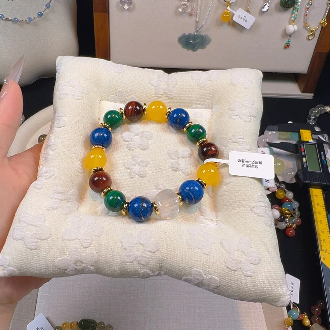 手链未镶嵌水晶青金石多宝