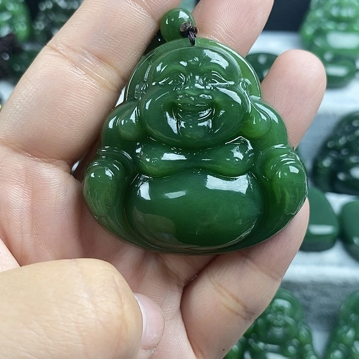 和田玉（碧玉）未镶嵌项链46