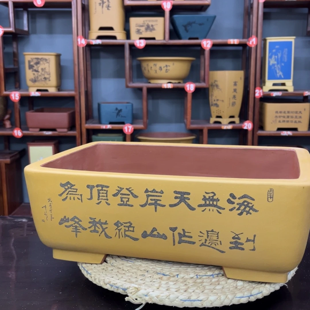 紫砂花盆紫砂花盆