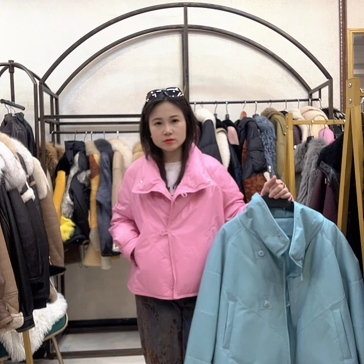 真皮皮衣绵羊皮羽绒服140斤以内备注身高体重