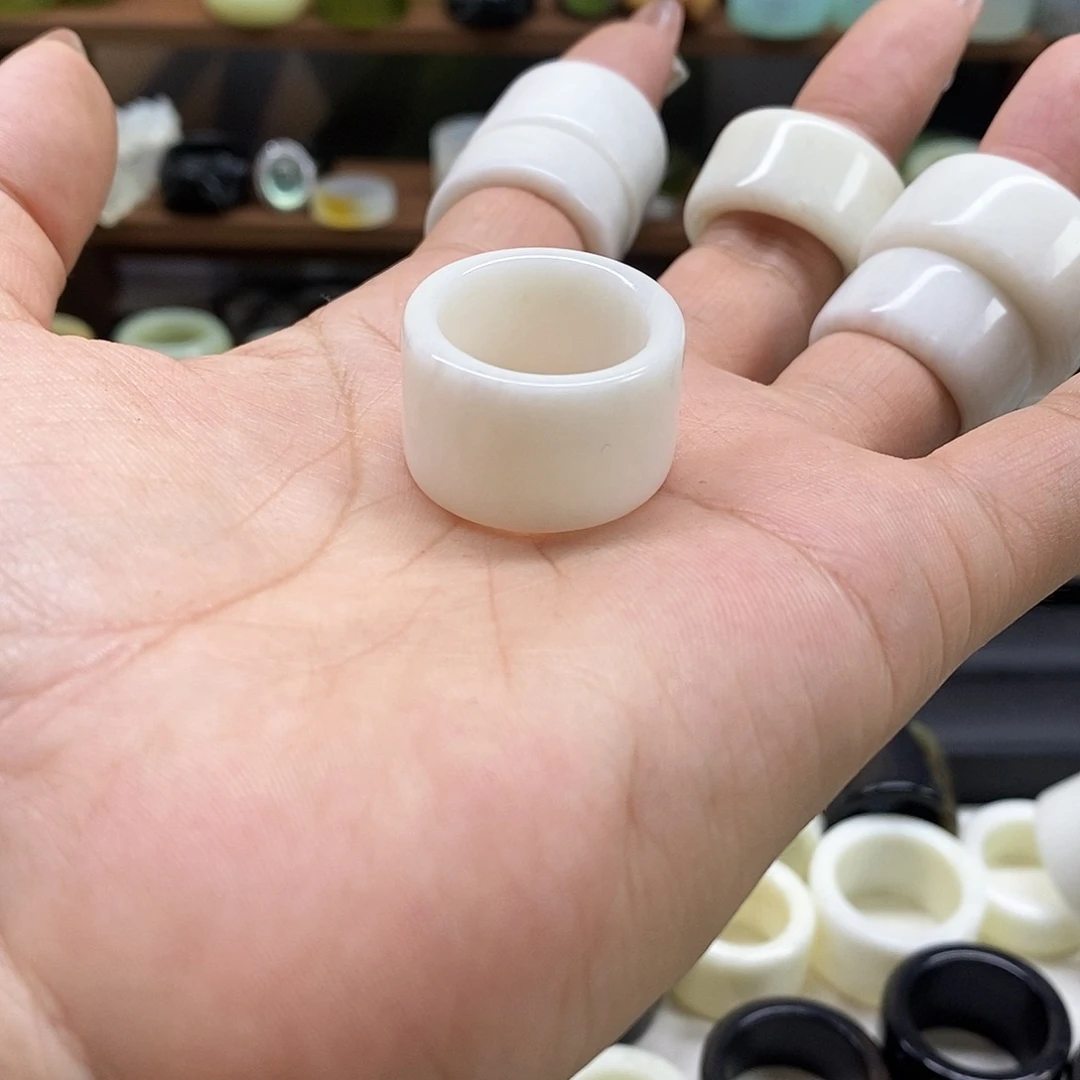 岫玉戒指未镶嵌˗****˗