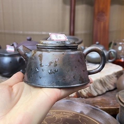吃***狼戬谷龙窑坭兴陶柴烧80