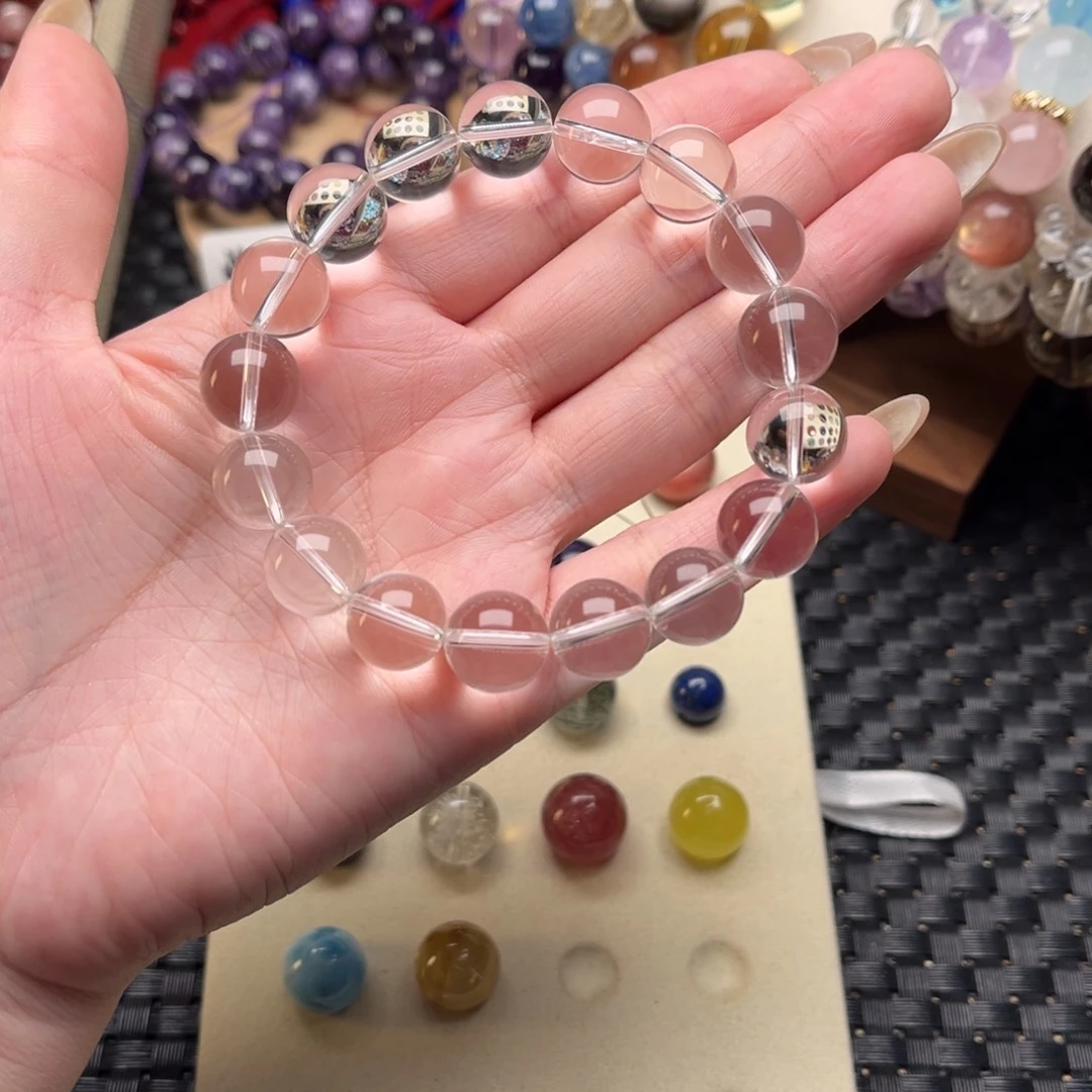 手链未镶嵌水晶净体白水晶手串