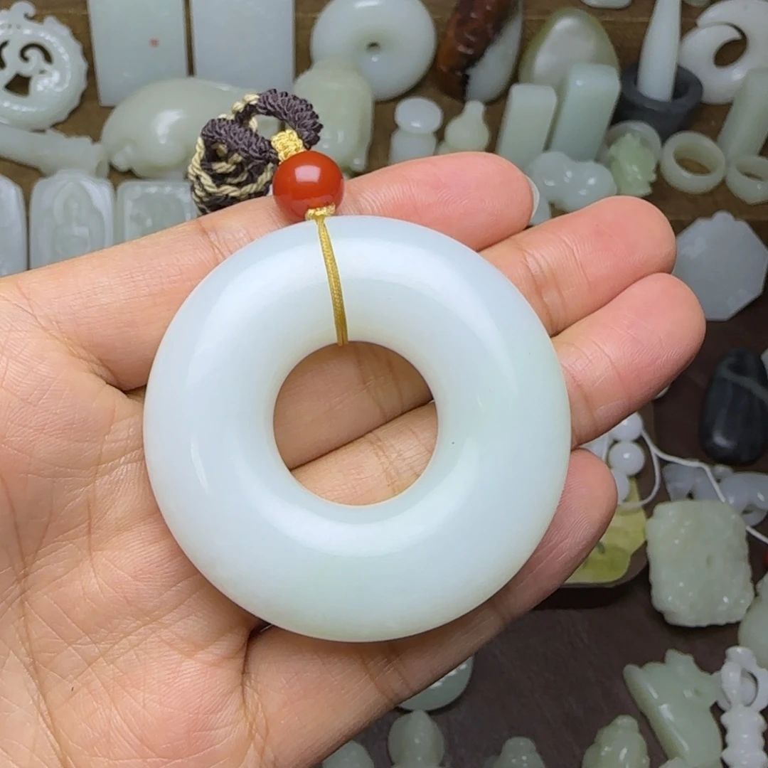 發***?和田玉未镶嵌挂件