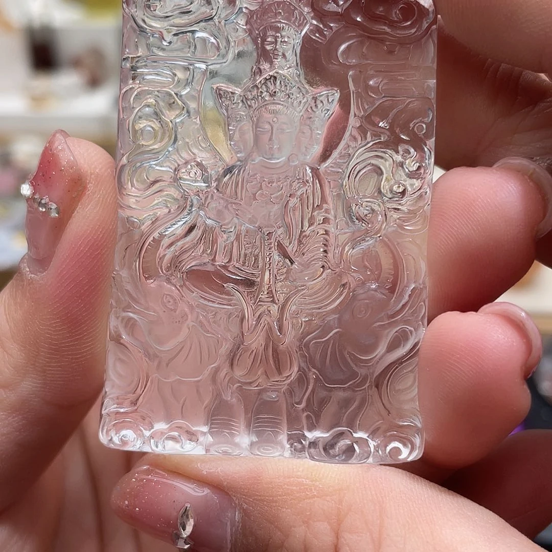 水晶颈饰未镶嵌定制