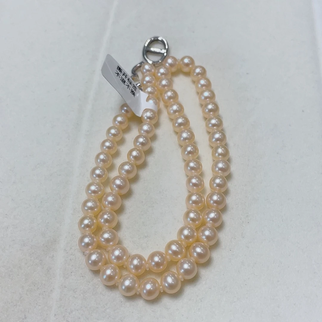 淡水珍珠银S925镶嵌颈饰
